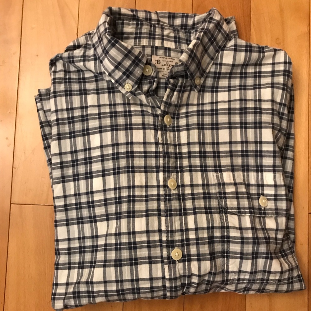 J. Crew men’s button down shirt - medium